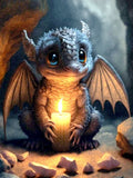 Enchanted Baby Dragons AB & Fairy Dust Diamond Painting Collection