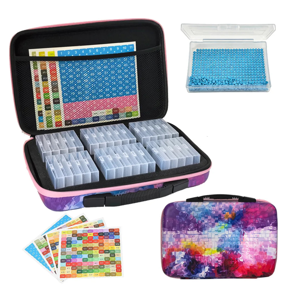 Color Keeper – 32 & 64 Tray Diamond Painting Organizer