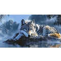 Alpine Watch Wolf Diamond Painting Kit — FC2692 / 45x80cm square included in Grand Canvas Challenge Bundle