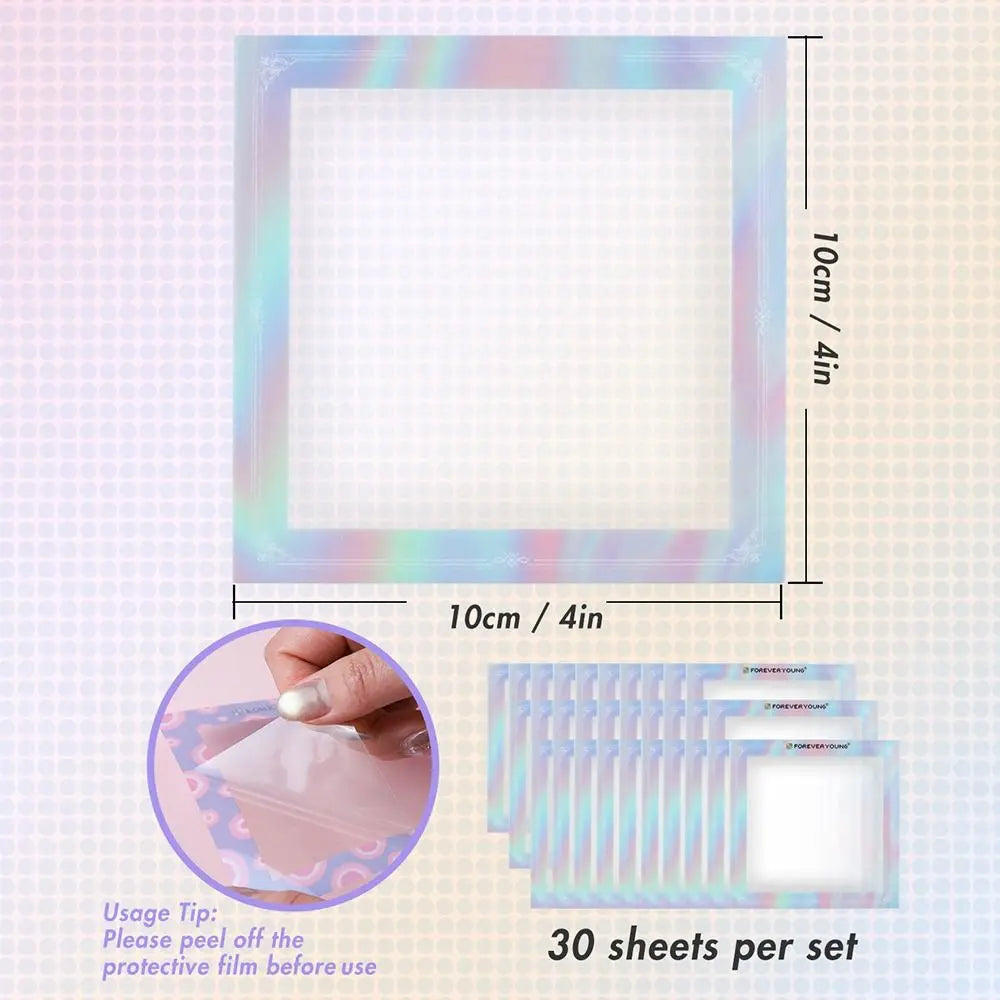 Patterned Diamond Painting Release Film & Alignment Guides – 6 or 12 Pieces