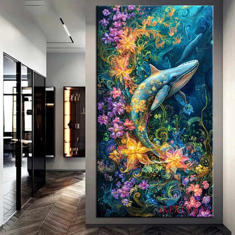 Wild Bloom Animal Collection Diamond Painting Kit