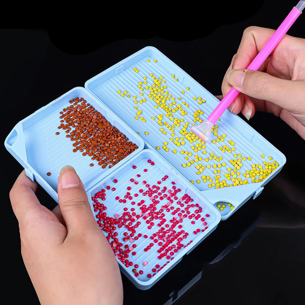 Stack & Sort – 3-Piece Interlocking Diamond Painting Trays