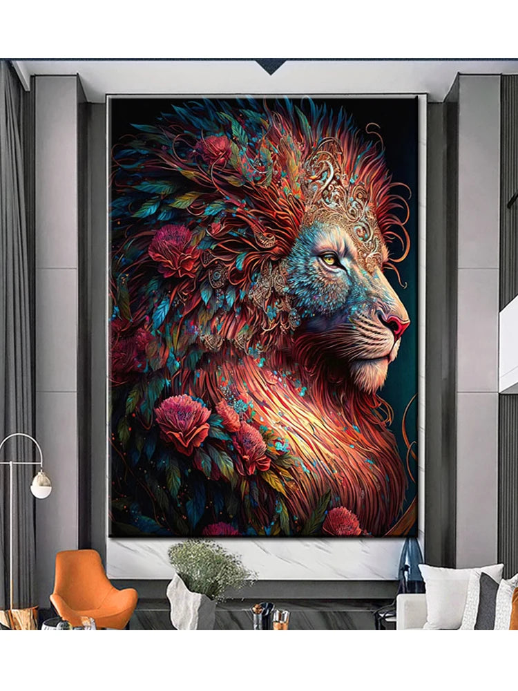 Regal Lion Fantasy Collection Diamond Painting Kit