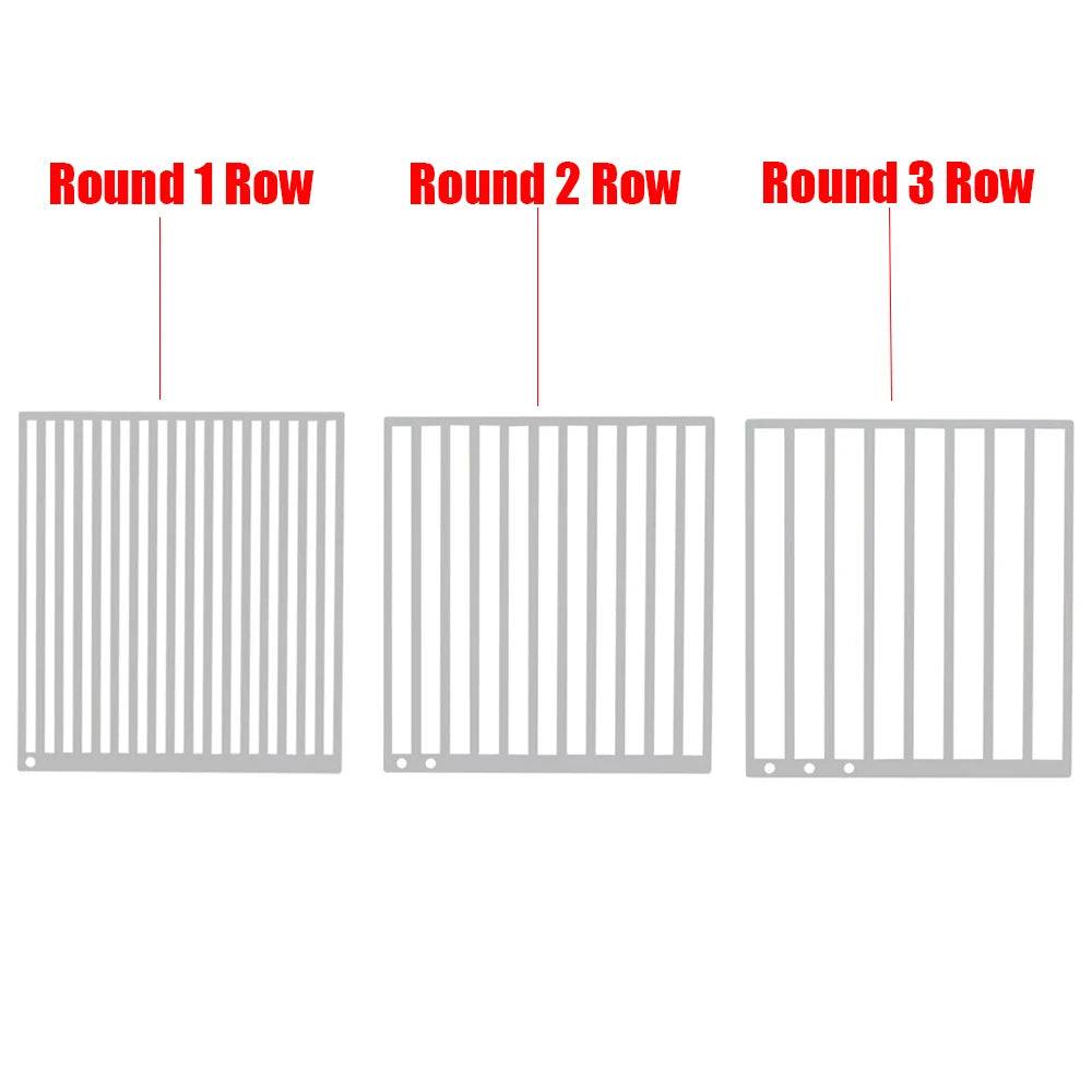 Precision Row Diamond Painting Ruler Set – Round or Square