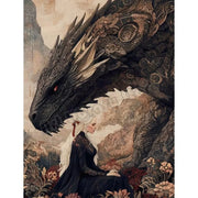 Dragonbound Archives – Dark Academia Diamond Painting Collection artwork design B3
