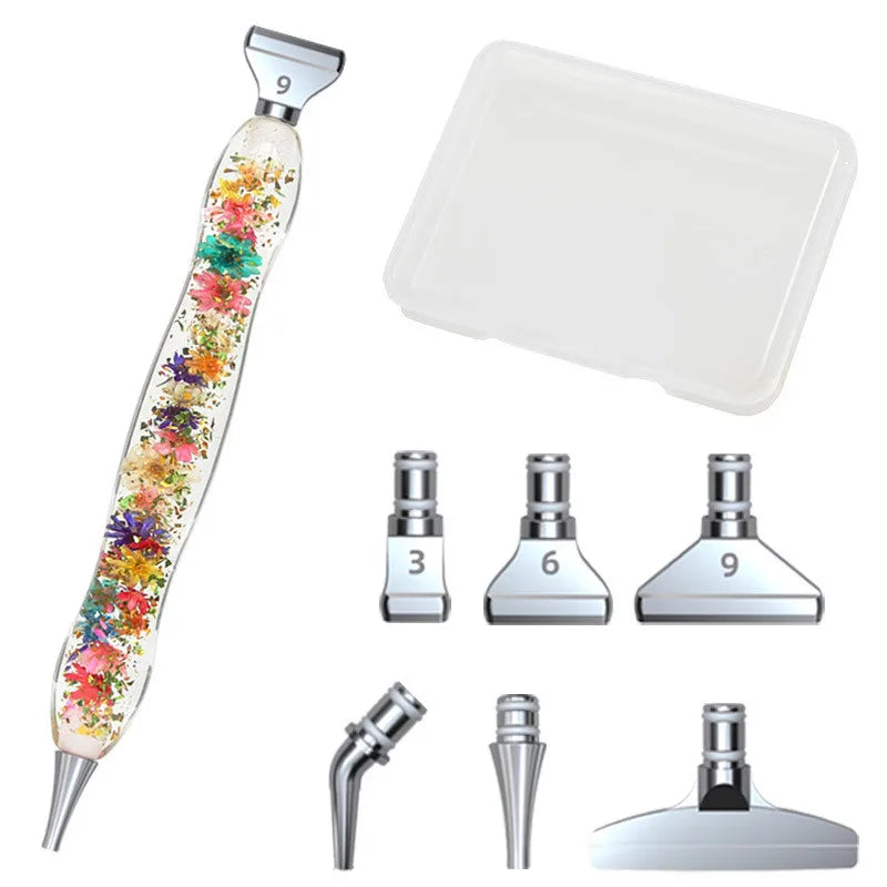 Botanical Spark – Resin Diamond Painting Pens & Tray