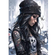 Beautifully Macabre – Gothic Portrait Diamond Painting Collection artwork design MX1231