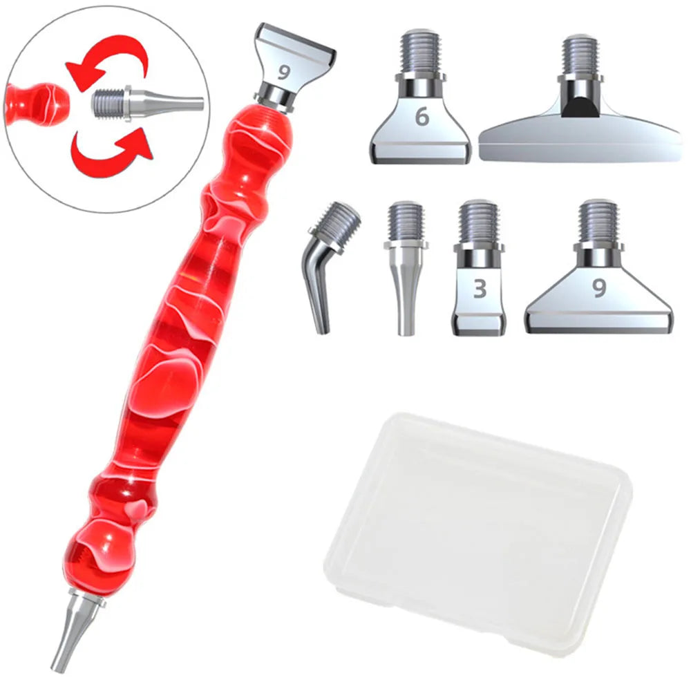 TwistTip Resin Diamond Painting Pen – Metal or Plastic Tip Options