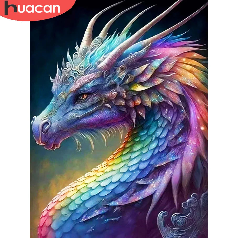 Prismatic Dragon Diamond Painting Kit