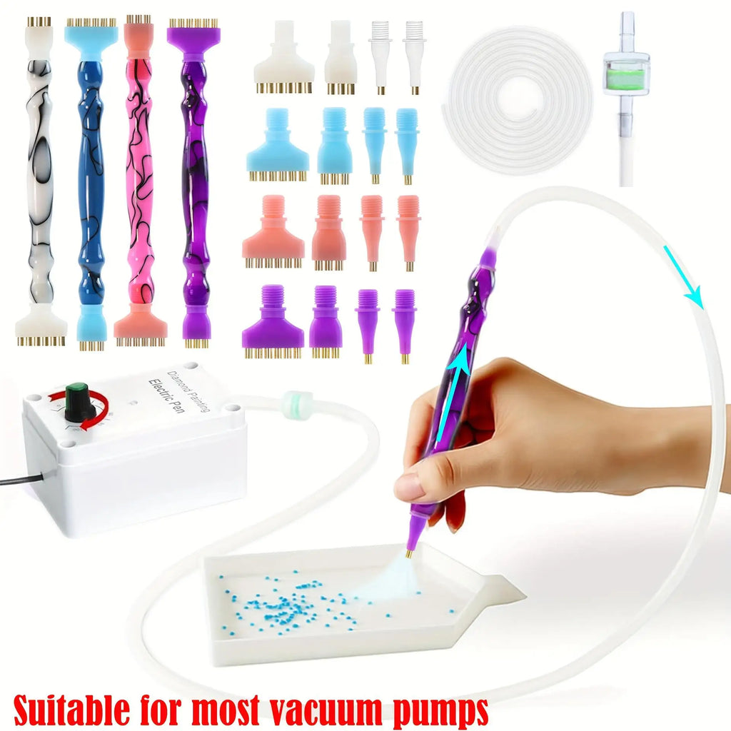 Easy Flow – 7-Piece Vacuum Diamond Pen Replacement Set