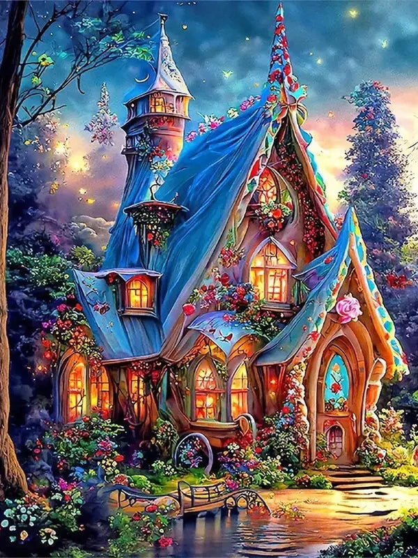 Fairytale Hideaways – AB & Fairy Dust Castle Collection Diamond Painting Kit