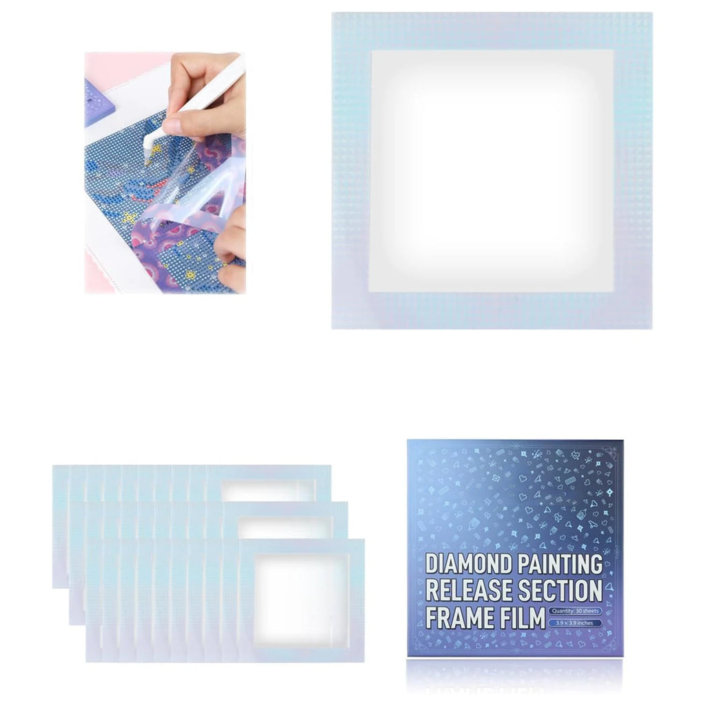 Reusable Diamond Painting Alignment Frames – 6 or 12 Pieces