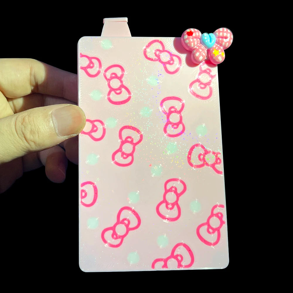 Blush Bow – Magnetic-Lid Diamond Painting Tray