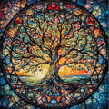 Abstract Tree Landscape Diamond Painting Kit