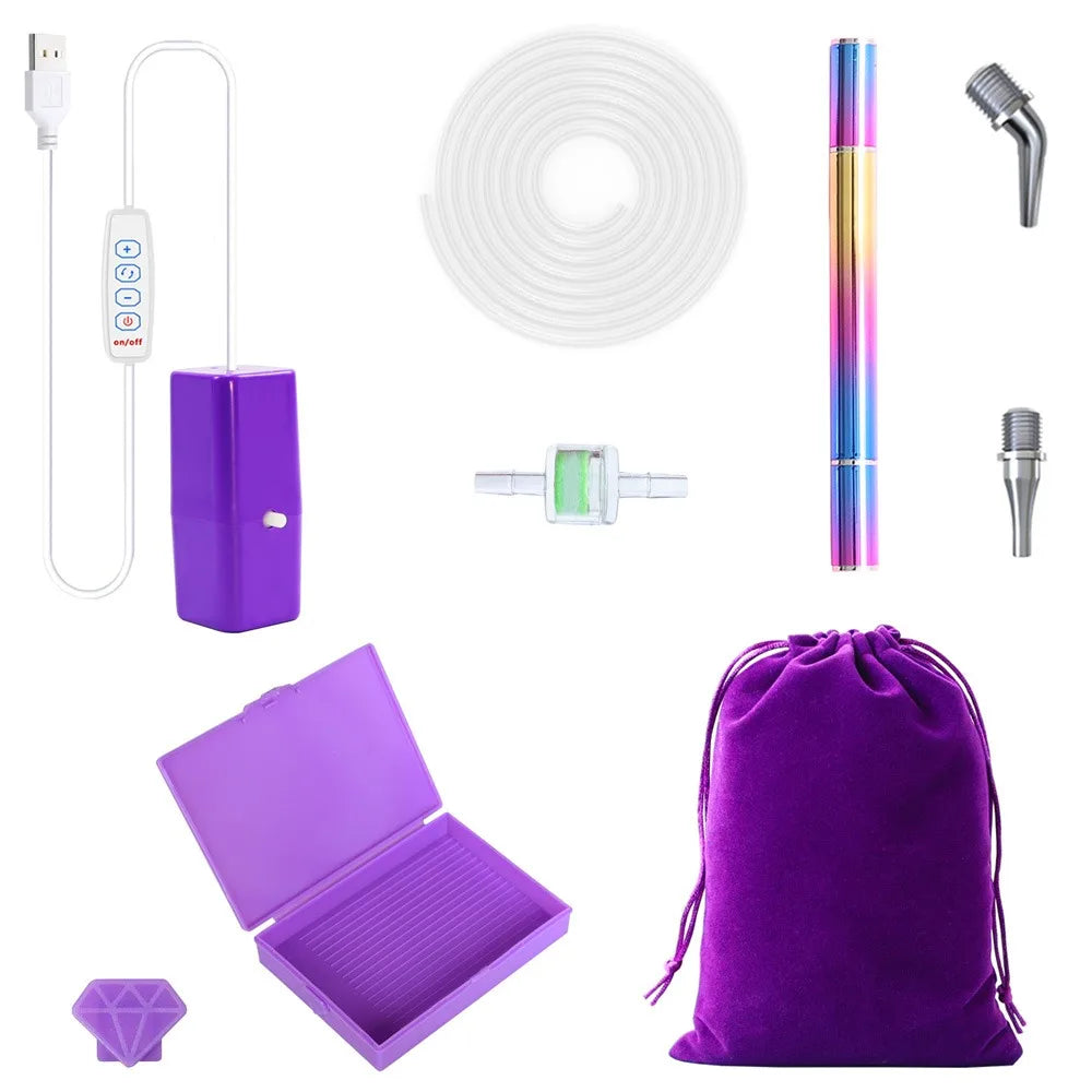 AirPick USB Vacuum Diamond Painting Pen Kit