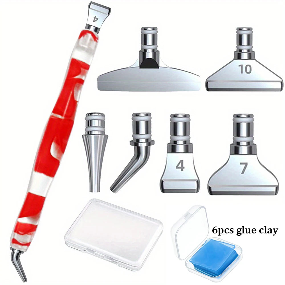 SparkCraft Resin Diamond Painting Pen & Metal Tip Set