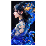 Sakura & Dragons – Japanese Fantasy Diamond Painting Collection artwork design PDL4055