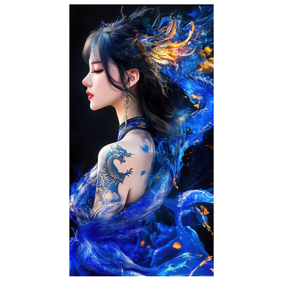 Sakura & Dragons – Japanese Fantasy Diamond Painting Collection