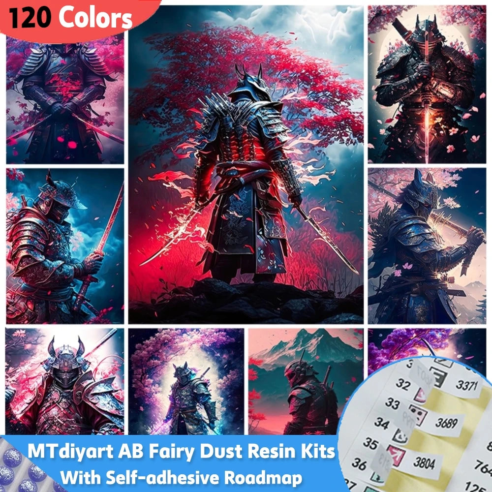 Sakura Warriors – 120-Color Diamond Painting Collection