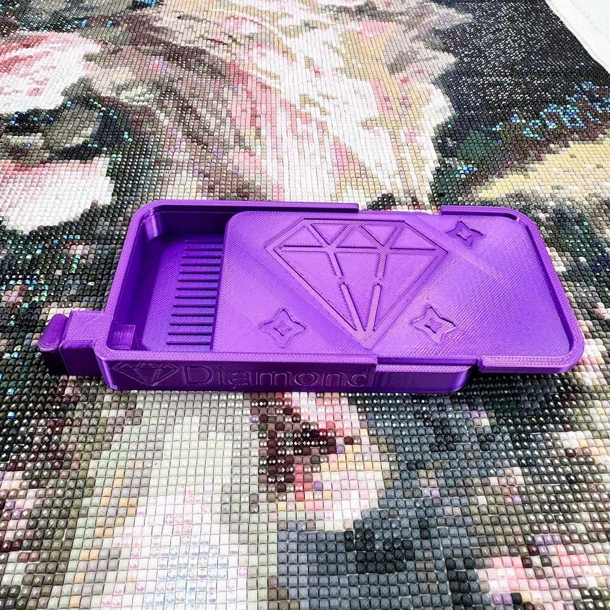 SlideStore Diamond Painting Tray with Sliding Cover