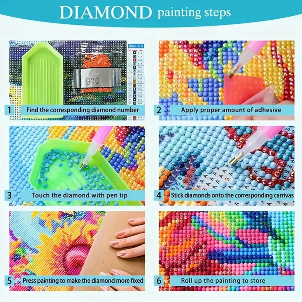 Fright Night Horror Collage Diamond Painting Collection – 6 Designs