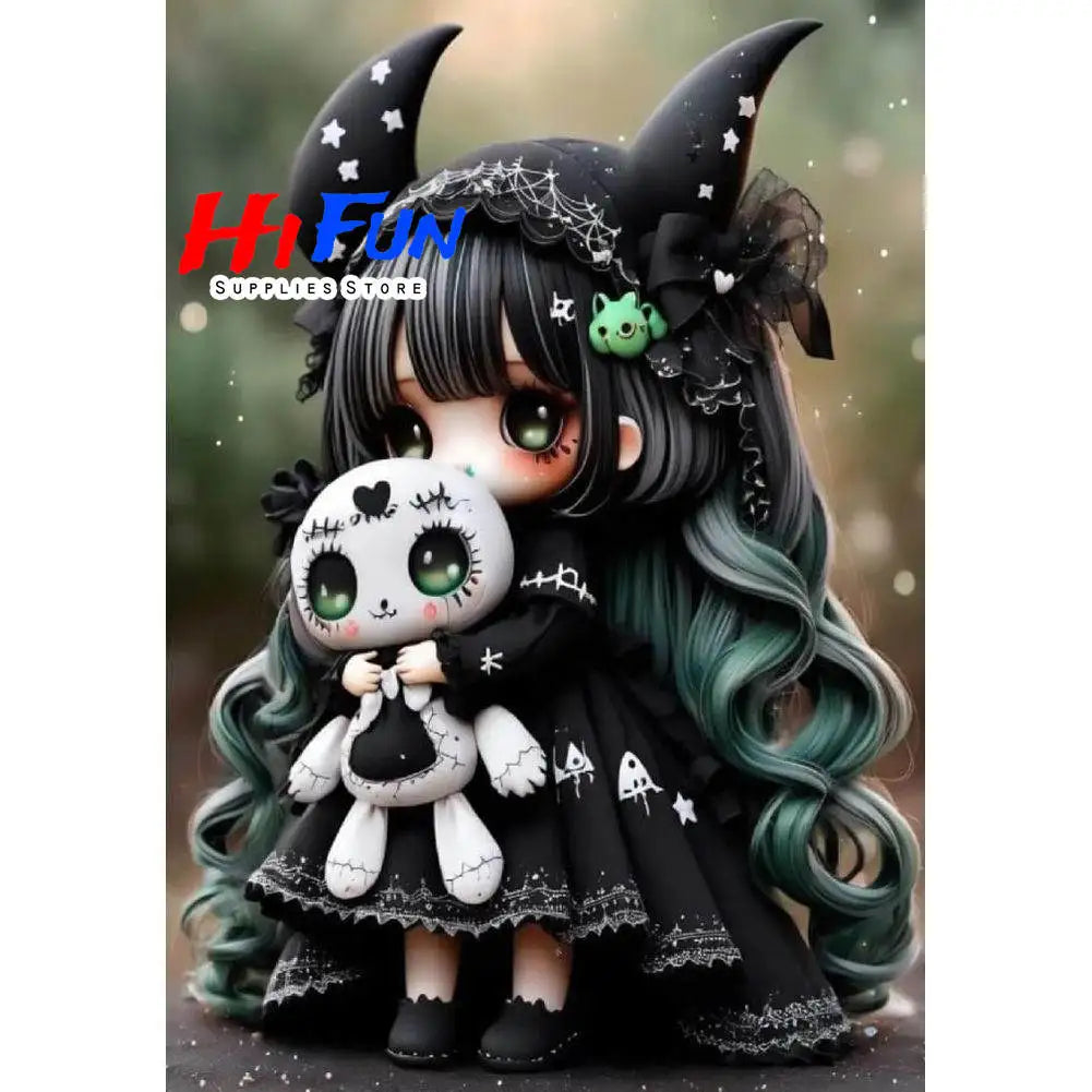 Twilight Dolls – Gothic Character Collection Diamond Painting Kit