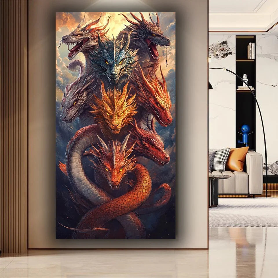 Gothic Dragon Assembly – Diamond Painting Kit