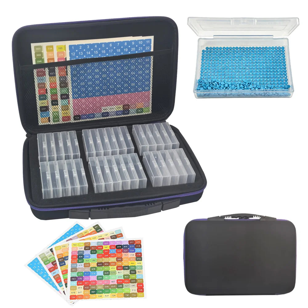 Color Keeper – 32 & 64 Tray Diamond Painting Organizer
