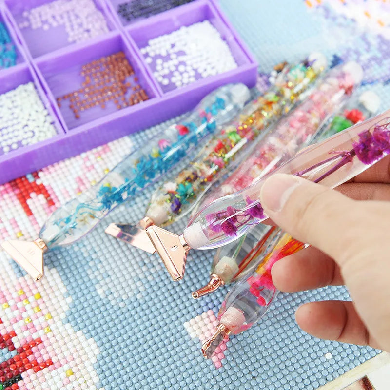 Botanical Spark – Resin Diamond Painting Pens & Tray