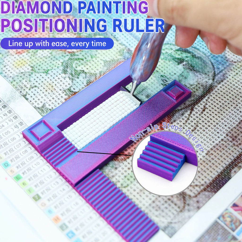 StraightLine L-Shaped Diamond Painting Alignment Ruler Set