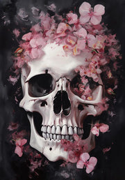 Sugar Skull Blooms – AB & Fairy Dust Diamond Painting Collection artwork design 5-TZ