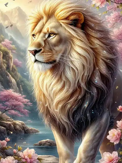 Lionheart Majesty – Lion Diamond Painting Kit