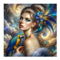 Avian Companions – Woman & Bird Diamond Painting Collection