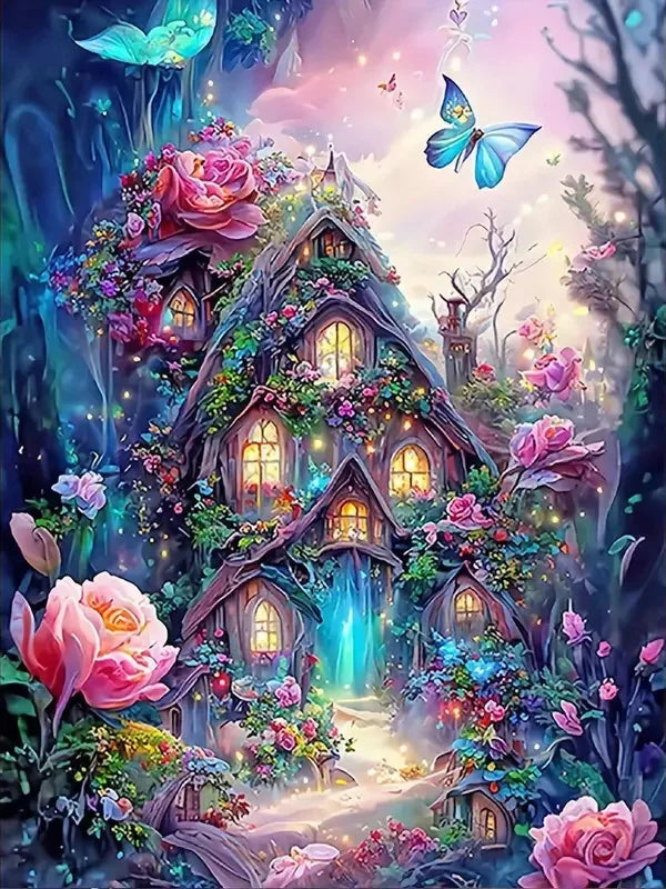 Fairytale Hideaways – AB & Fairy Dust Castle Collection Diamond Painting Kit