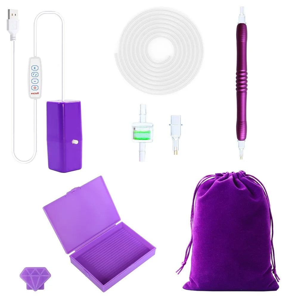 AirPick USB Vacuum Diamond Painting Pen Kit