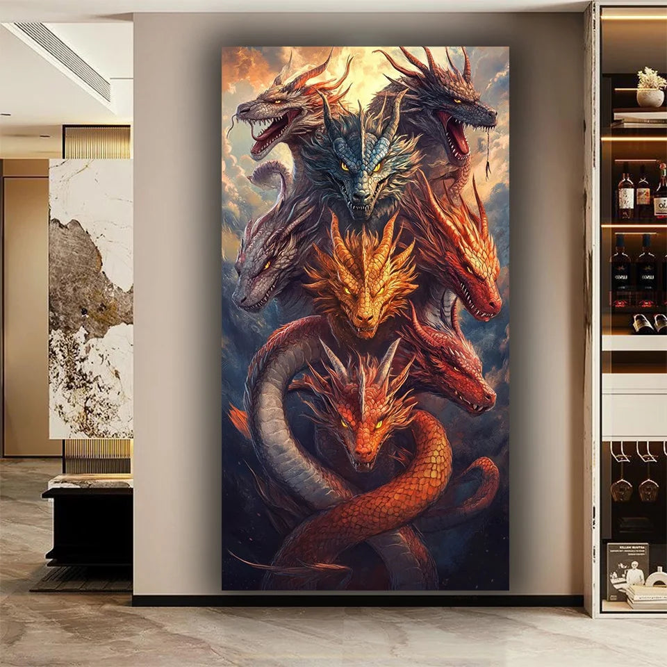 Gothic Dragon Assembly – Diamond Painting Kit