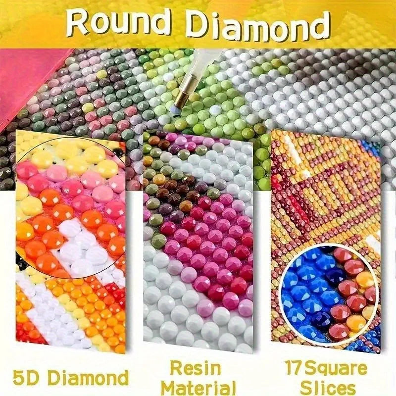 Amethyst Bloom – Purple Rose Diamond Painting Kit