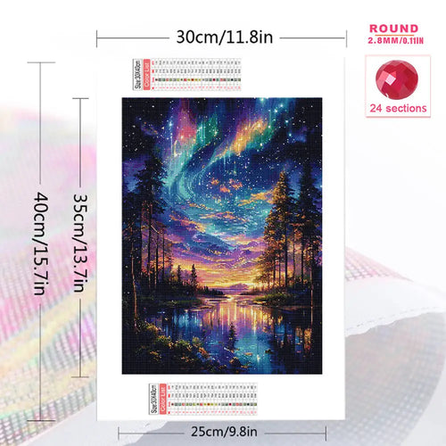 Aurora Reflections – River Diamond Painting Kit
