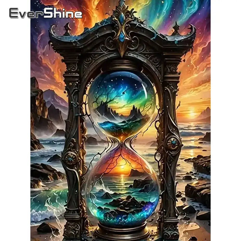 Sands of Sunset – Seaside Hourglass Diamond Painting Kit