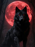 Moonlight Wolf Diamond Painting Kit