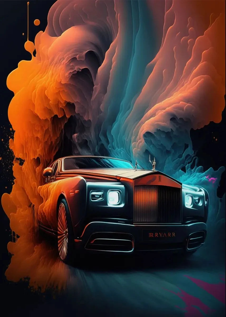 Neon Horsepower – AB & Fairy Dust Car Diamond Painting Collection