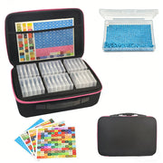 Color Keeper – 32 & 64 Tray Diamond Painting Organizer option 64 Black 3