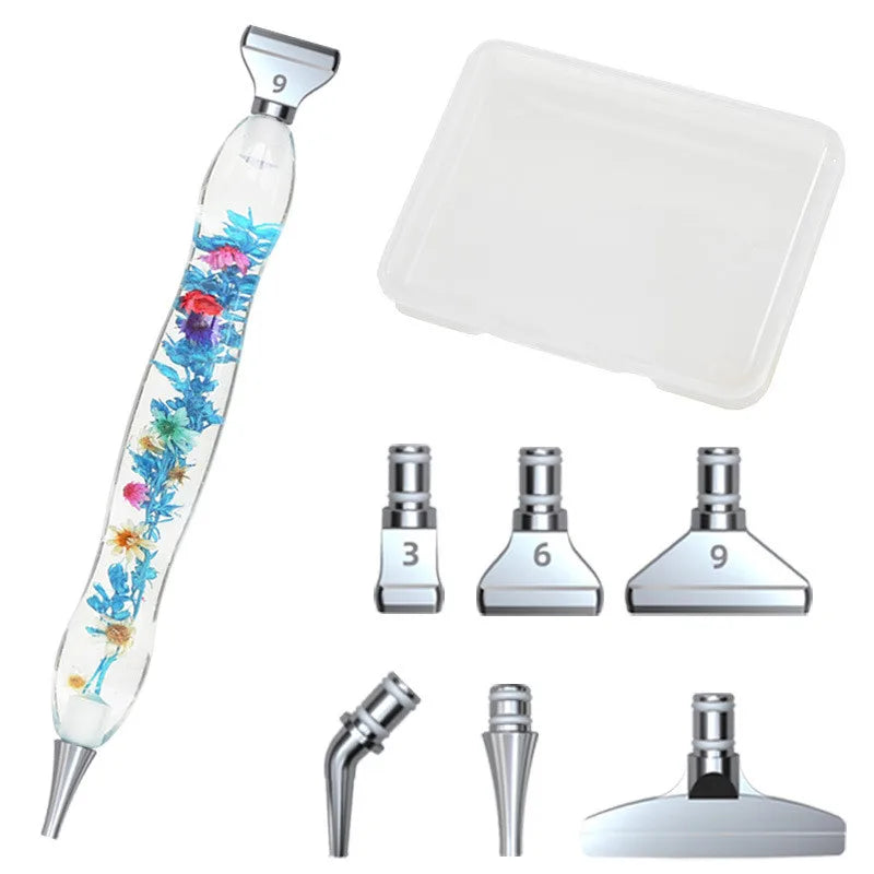 Botanical Spark – Resin Diamond Painting Pens & Tray
