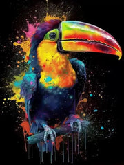 Prismatic Wildlife – AB & Fairy Dust Diamond Painting Kit artwork design C