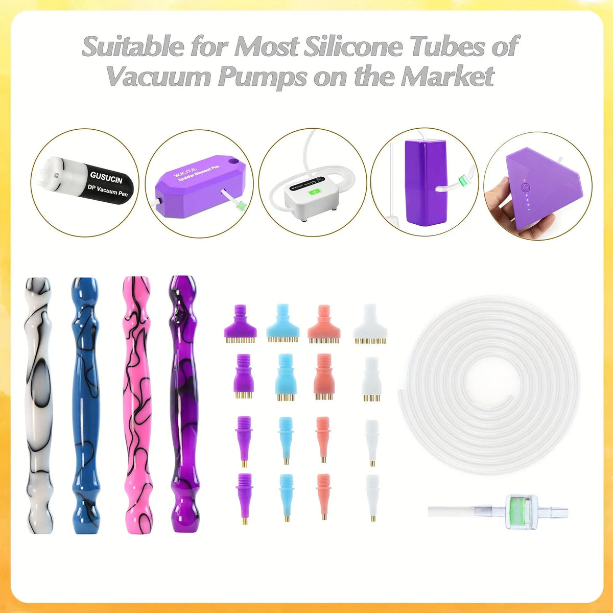 Easy Flow – 7-Piece Vacuum Diamond Pen Replacement Set