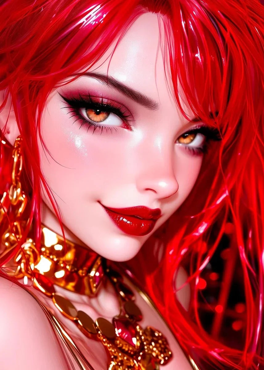 Modern Muse – Abstract Portrait Collection Diamond Painting Kit
