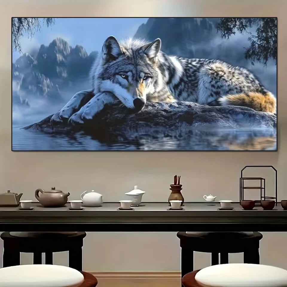 Alpine Watch Wolf Diamond Painting Kit