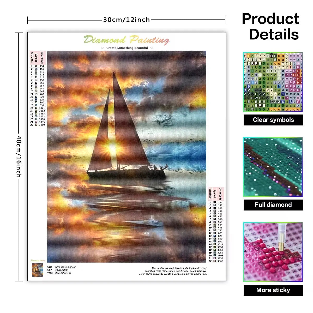 Fire & Ice Lion Diamond Painting Kit