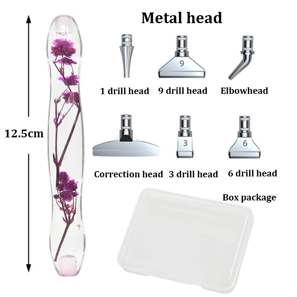 Botanical Spark – Resin Diamond Painting Pens & Tray