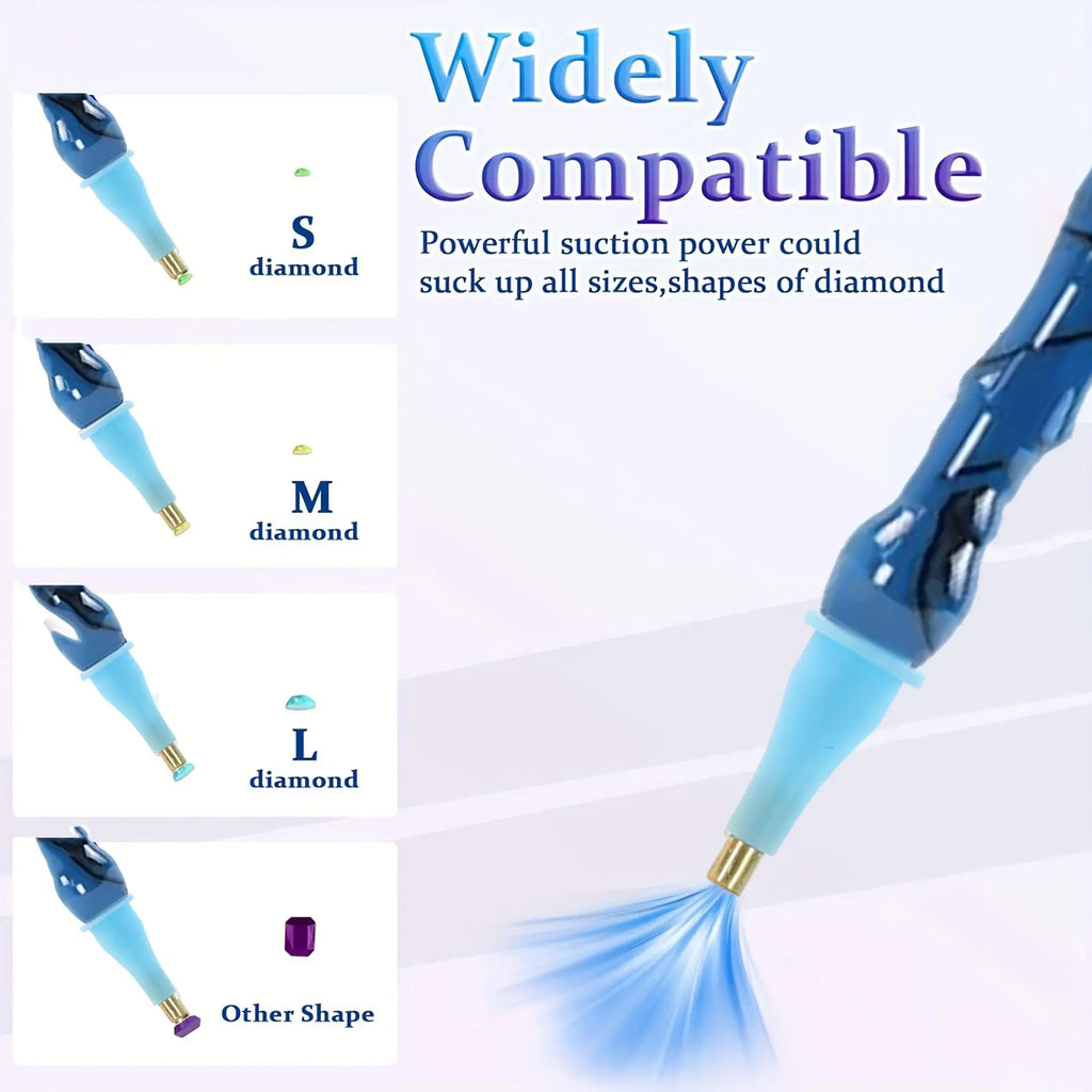 Easy Flow – 7-Piece Vacuum Diamond Pen Replacement Set